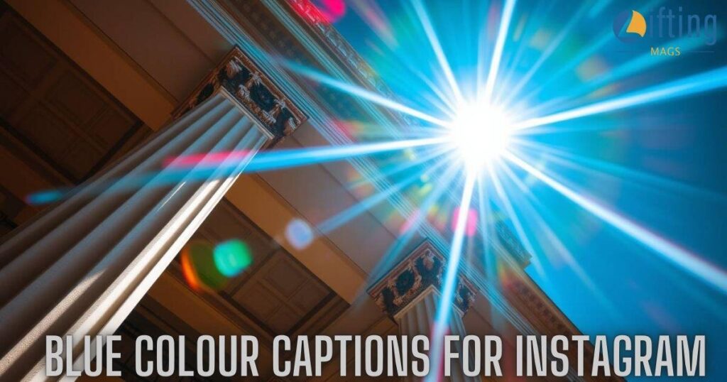 Blue Colour Captions for Instagram