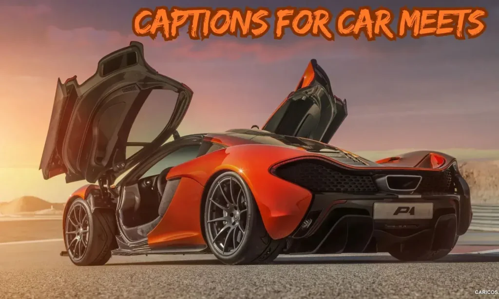 Captions for Car Meets