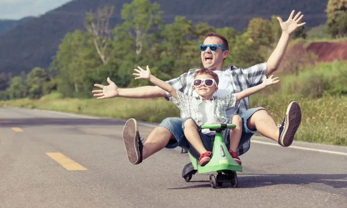 Captions for Father and Son