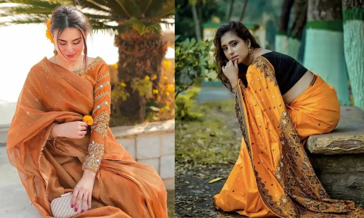 saree poses for girls