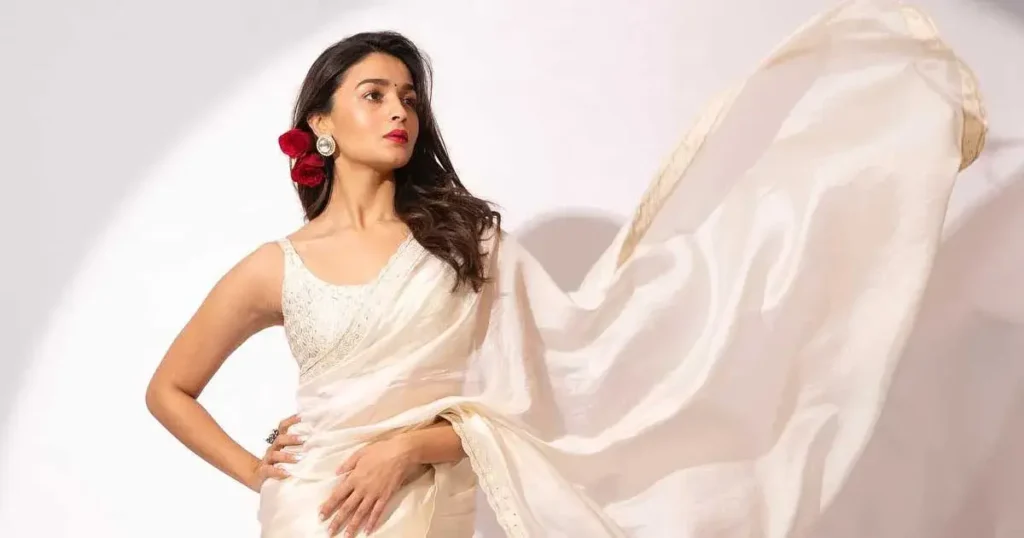 Stylish Saree Pose