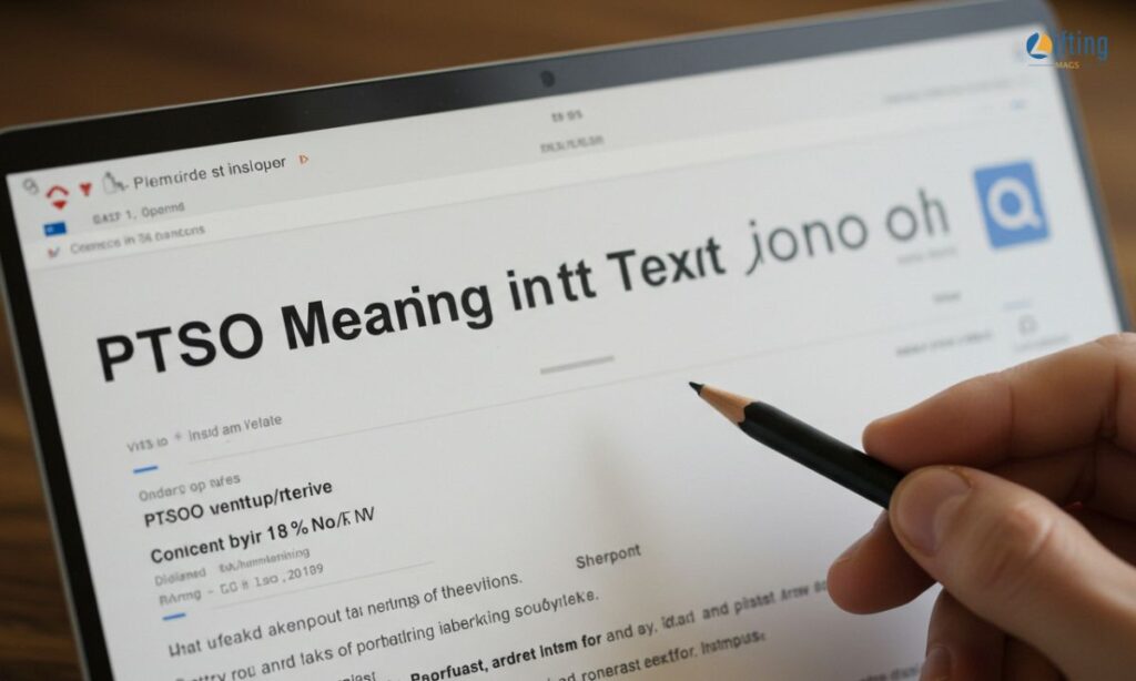 PTSO Meaning in Text