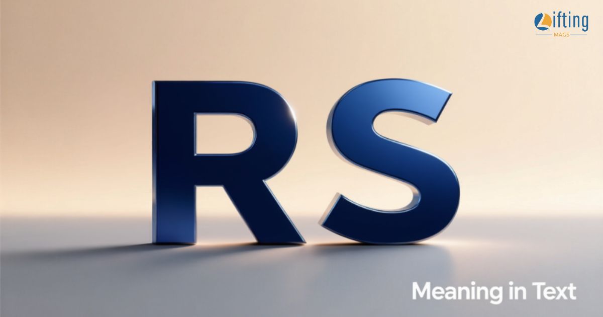RS Meaning in Text