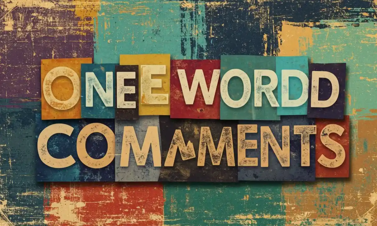 One Word Comments